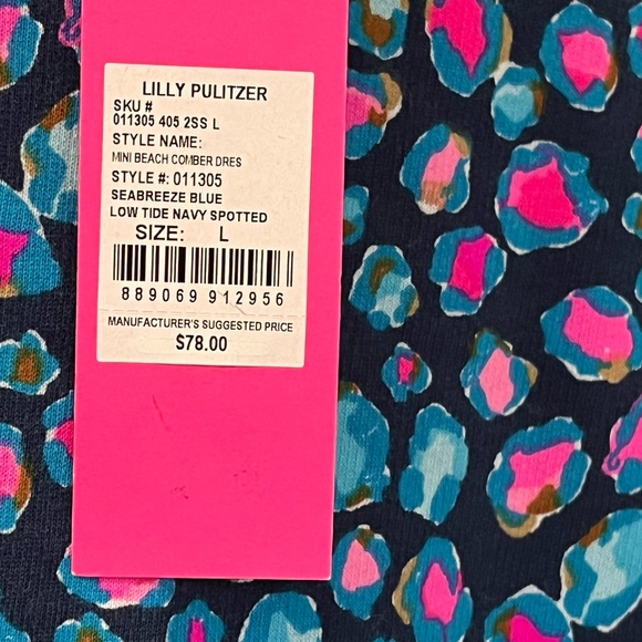 Robe Fille Lilly Pulitzer Mini Sophie Dress - Couleur Royal Purple Pop Up Toe, Tailles M Et L, Neuve étiquetée